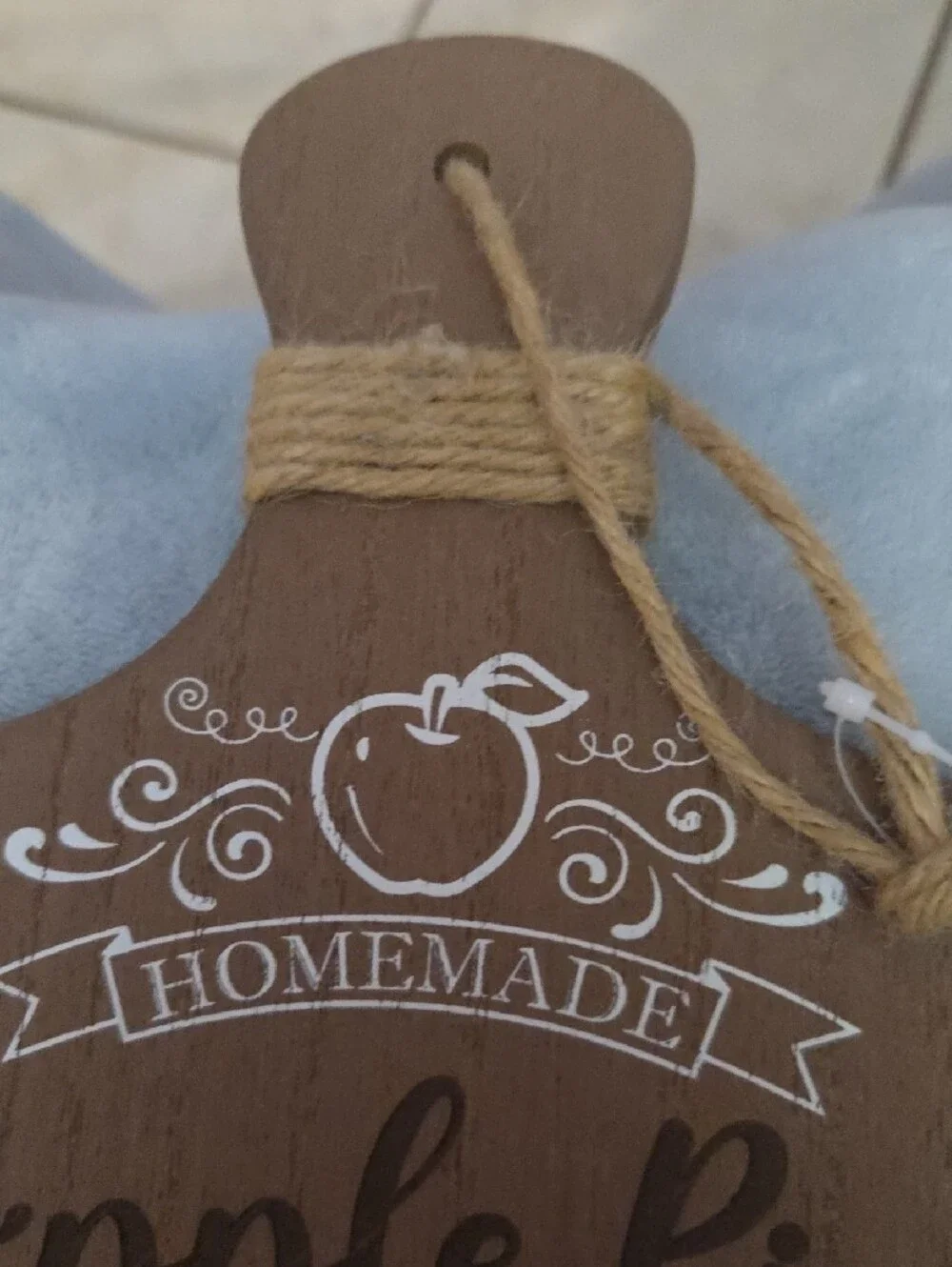 Homemade Apple Pie Wooden Serving/Chopping Board - Brown NWOT